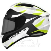 Мотошлем Интеграл MT Targo Enjoy White/Black/Yellow (Размер: M)
