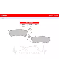 Тормозные колодки FE FDB495SG