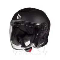 Мотошлем Открытый MT Jet Thunder 3 SV Solid Black Matt (L)