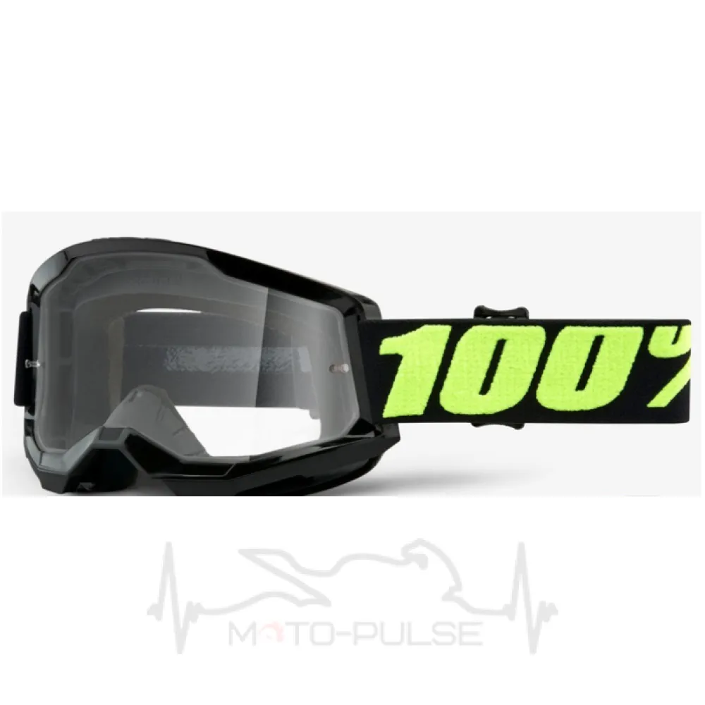 Очки кроссовые 100%  STRATA 2 Goggle Upsol - Clear Lens