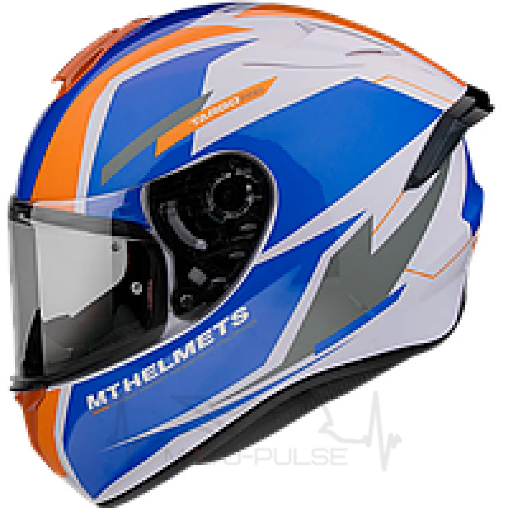 Мотошлем MT Targo PRO Sound A2 Gloss Pearl Orangge (S)
