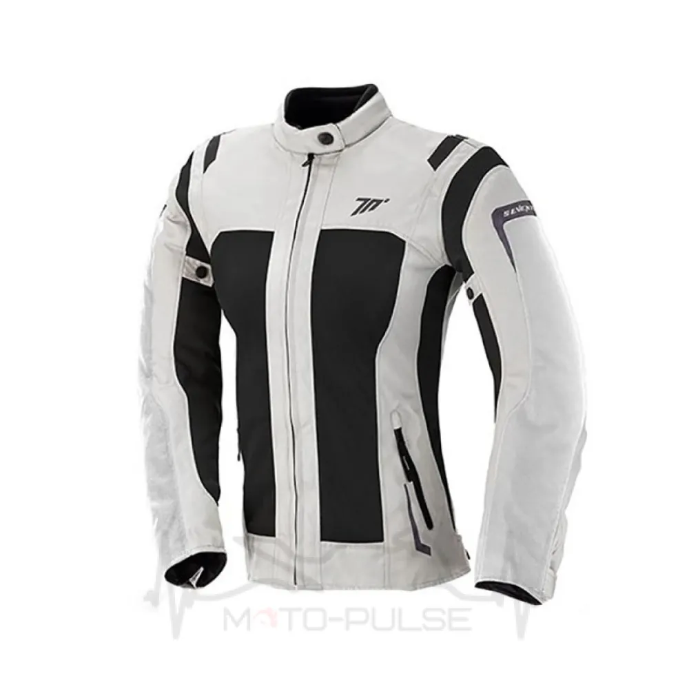 Мотокуртка Женская Seventy SD-JT46 Summer Touring Woman White/Black (S)
