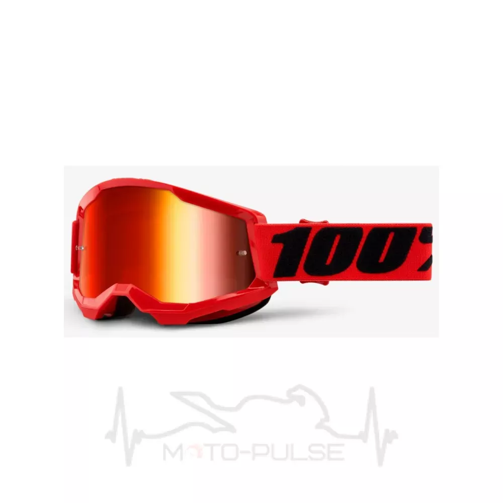 Очки кроссовые  100% STRATA Goggle Furnace - Mirror Red Lens