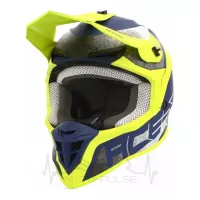 Мотошлем Кросс/Эндуро  ACERBIS LINEAR yellow/blue (M) 0024473.274