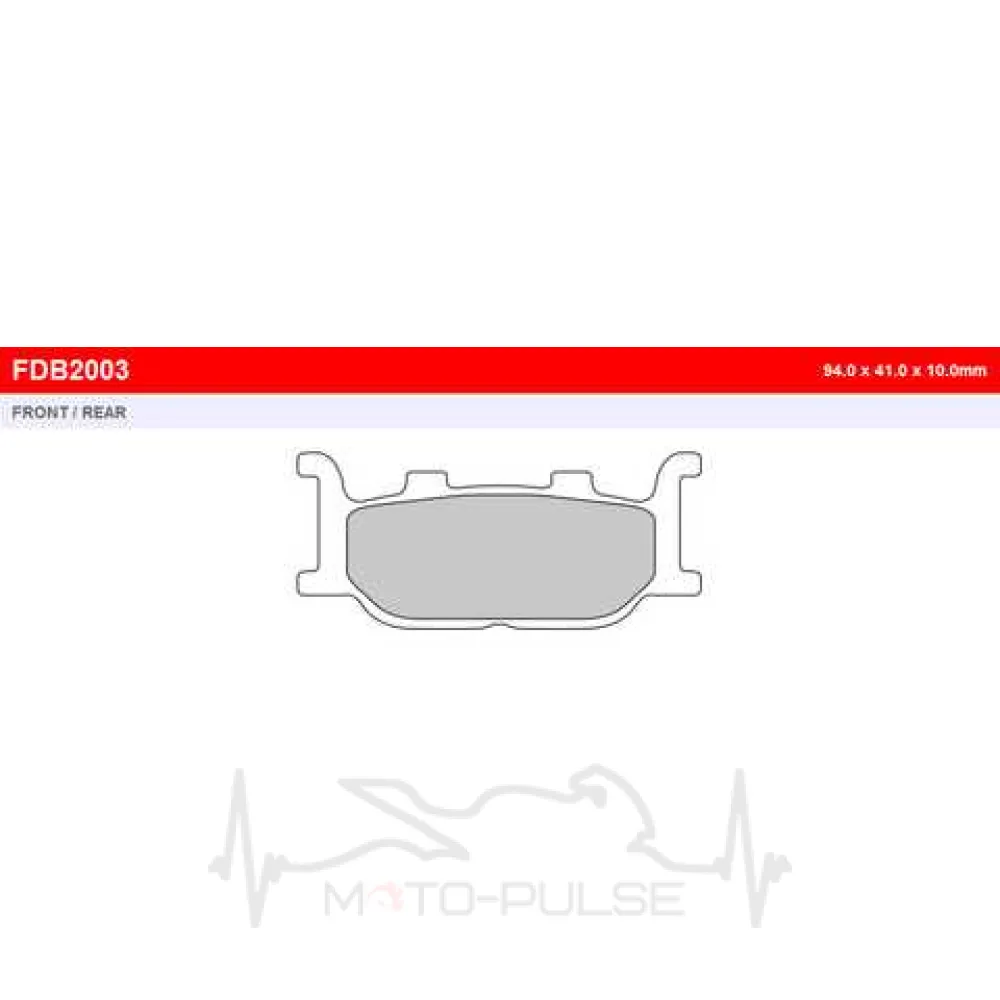 Колодки тормозные FE FDB2003P