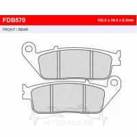 Колодки тормозные FE FDB570EF