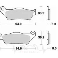 Колодки тормозные Braking BR 746CM44