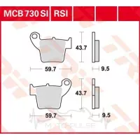 Колодки тормозные MCB730SI CRF (задние)
