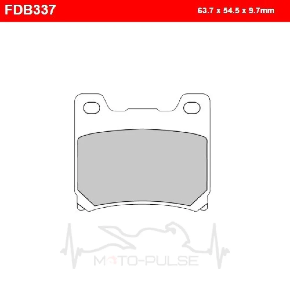 Колодки тормозные FDB337P
