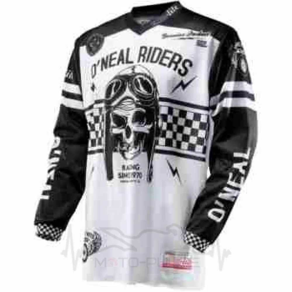 Джерси Oneal Ultra Lite '70 (0019-104 Black/White L )