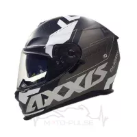 Мотошлем AXXIS EAGLE Diagon D3 Matt White (L)