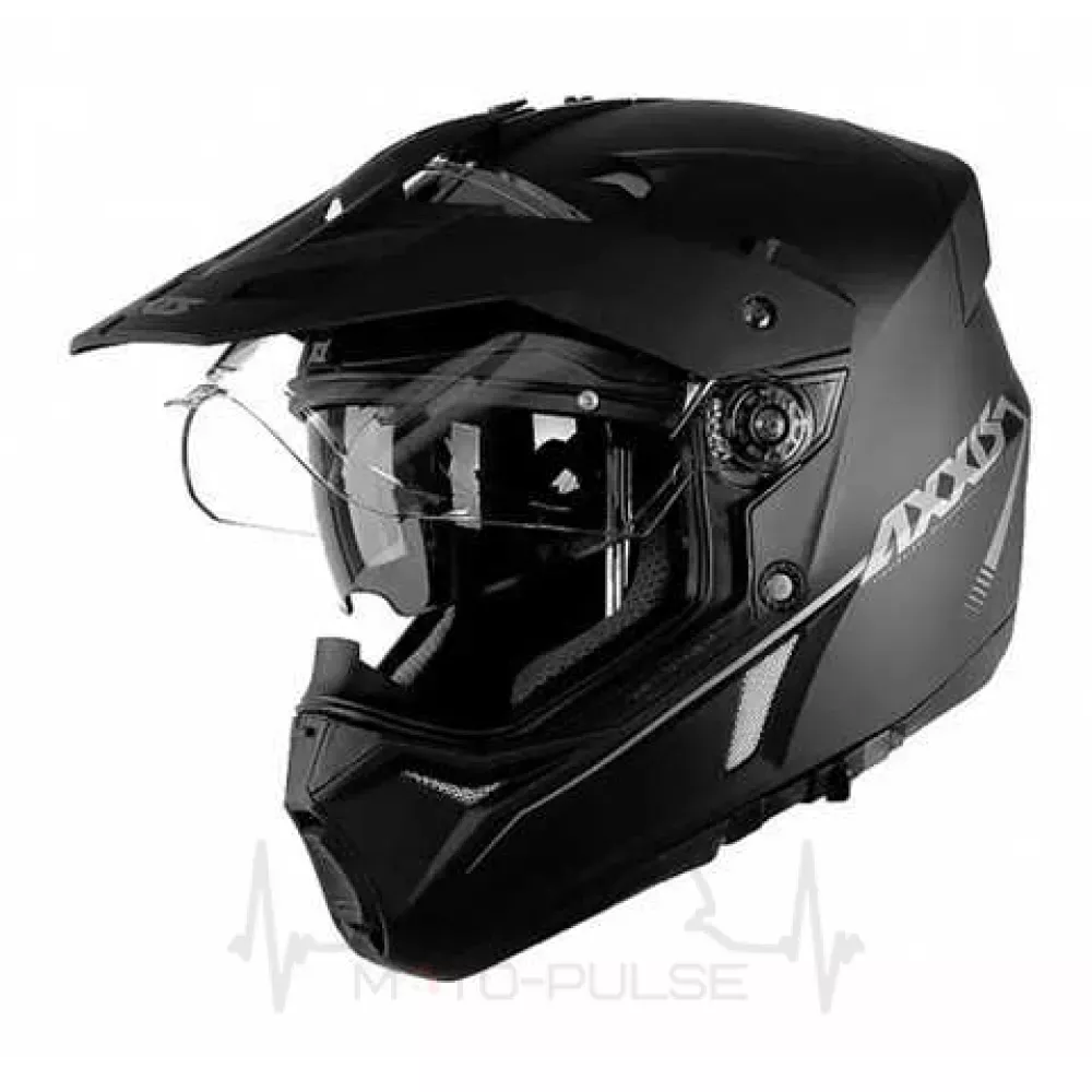 Мотошлем AXXIS WOLF DS Solid Matt Black XL