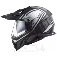 Мотошлем Dual-sport MX436 Pioner Titanic Matt  (XL)