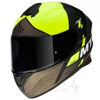 Мотошлем Интеграл MT Targo Rigel Yellow/Black/Brown (S) MP