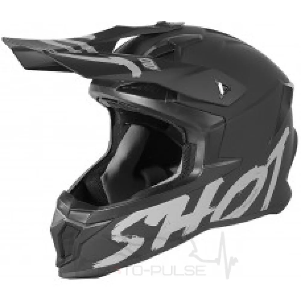 Мотошлем  Shot Racing Helmet Lite Uni Solid Black Mat (L)