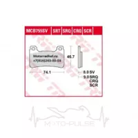 Колодки тормозные LUCAS MCB755SV