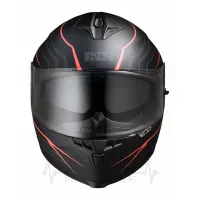 Мотошлем Интеграл IXS HX 1100 2.1 Black Red Matt (S) (X14075-M32) MD