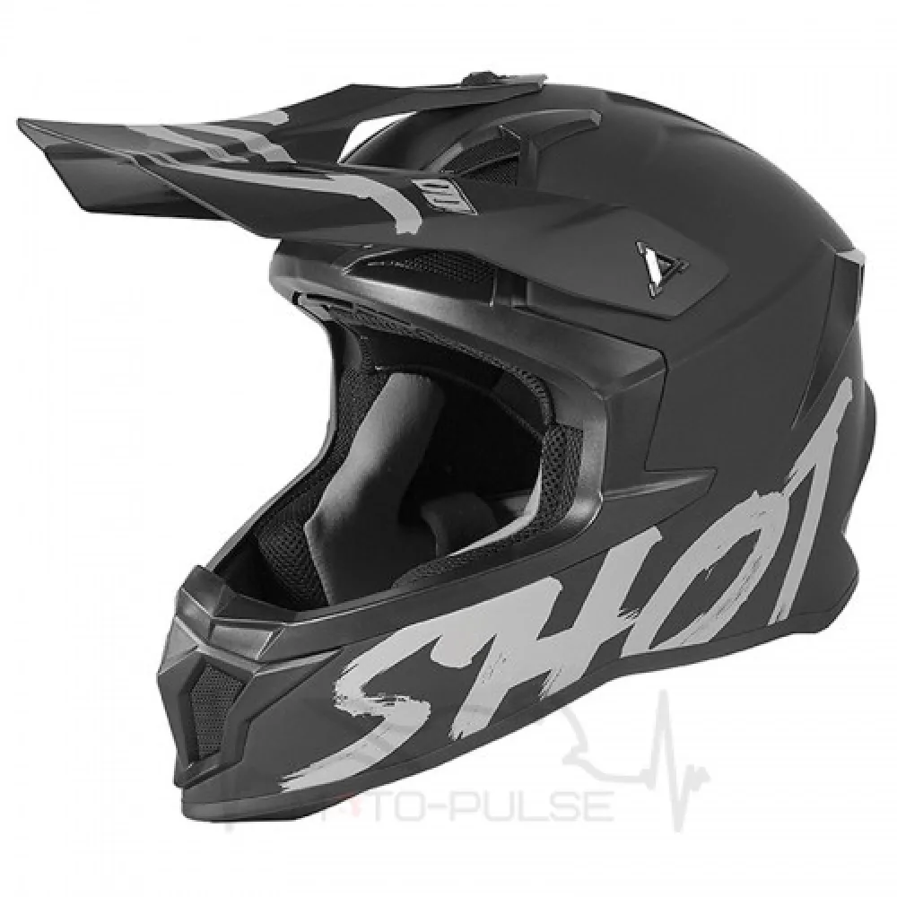 Мотошлем Shot Racing Helmet Lite Uni Solid Black Mat (XL)