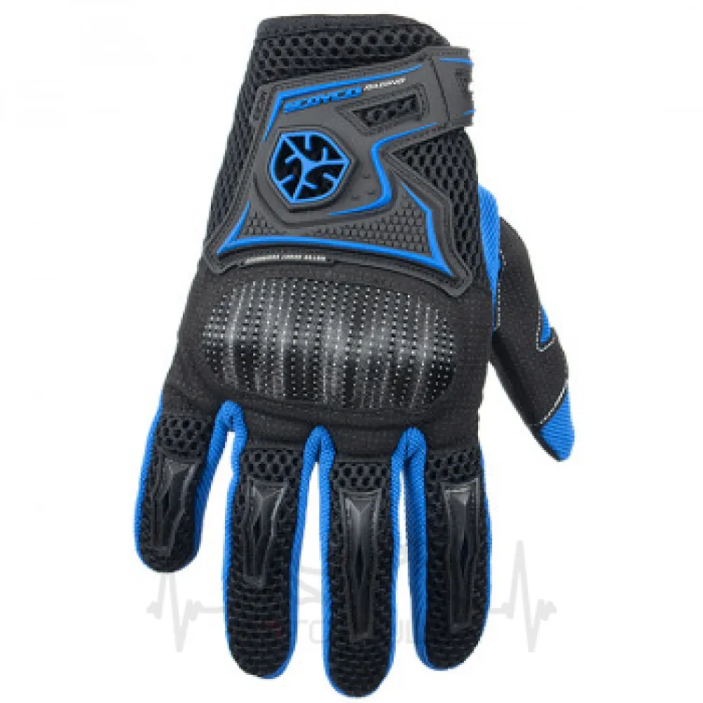 Мотоперчатки текстиль Scoyco MC-23 Blue  (L)  MM