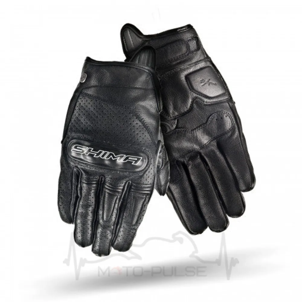 Мотоперчатки шкіряні Shima Caliber Black (L)