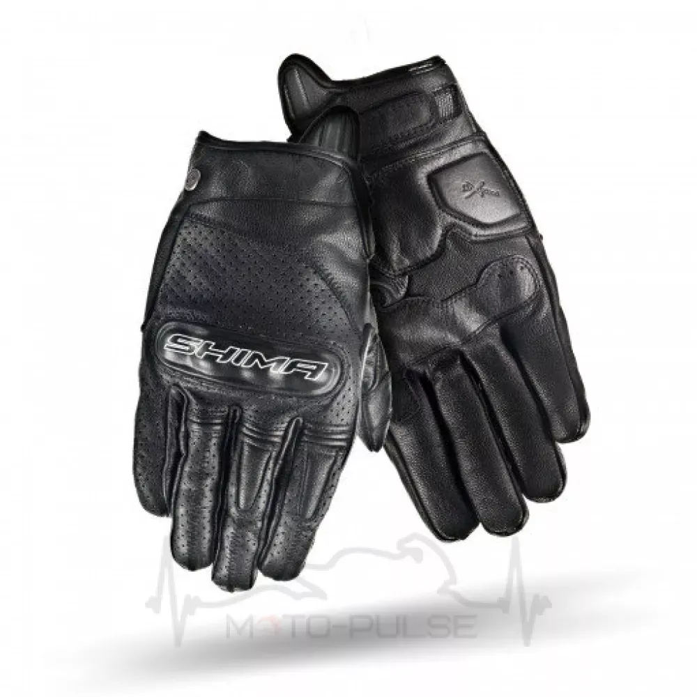 Мотоперчатки шкіряні Shima Caliber Black (L)