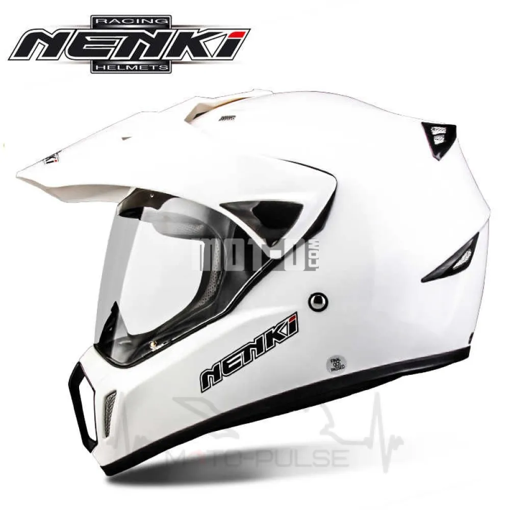 Мотошолом Dual-sport Nenki MX-310 white S