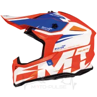 Мотошлем Кросс/Эндуро MT Falcon Weston Orange/White/Blue (L)