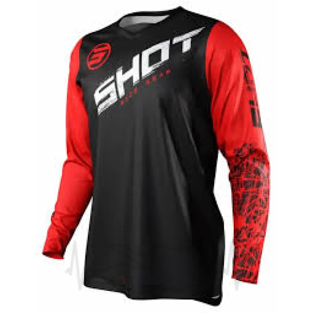 Джерси  Shot Racing Slam Line Red  (XL)