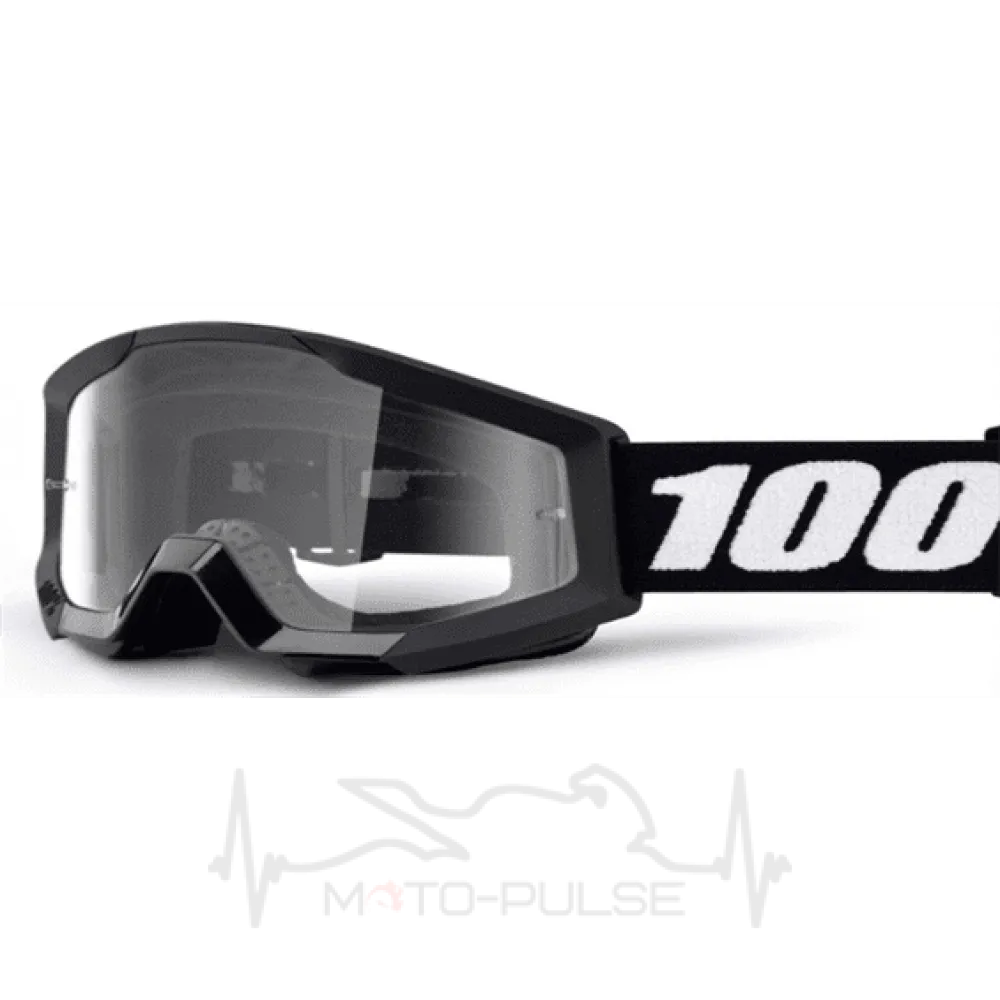 Детские очки 100% Strata MINI Black Clear Leans