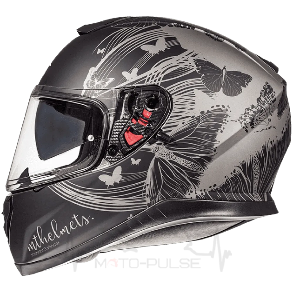 Мотошлем Интеграл MT Thunder Vlinder Matt Grey (XS)