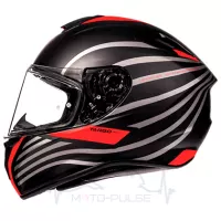  Мотошлем MT Targo Doppler Black/Red ( L)