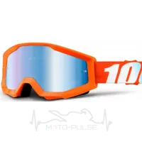 Окуляри 100percent STRATA Goggle Orange - Mirror Blue Lens