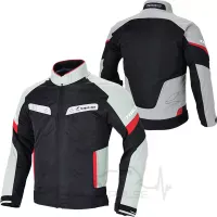 Мотокуртка мужская текстильная TAICHI Hybrid Mesh Black/Gray (3XL/54) 