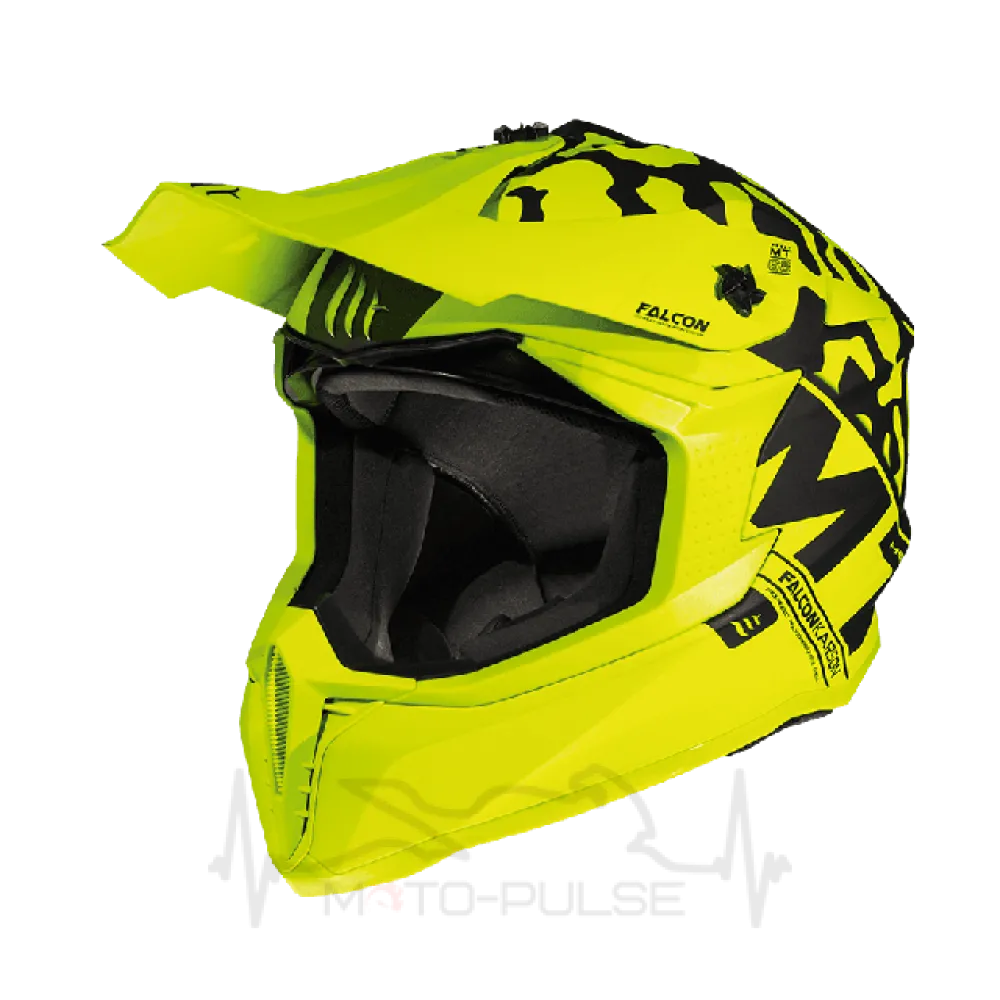 Мотошлем MT Falcon Karson Yellow (M)