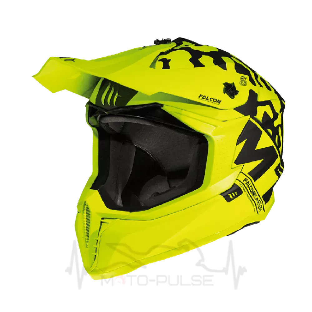 Мотошлем Кросс/Эндуро MT Falcon Karson Yellow (XL)