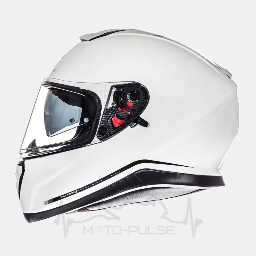 Мотошлем Интеграл MT Thunder Solid White (Размер: L)