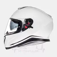 Мотошлем MT Thunder Solid White (Размер: L)