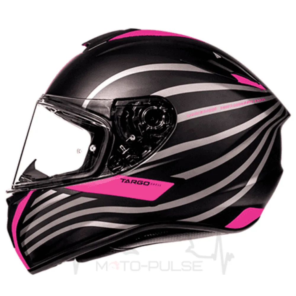 Мотошлем Интеграл MT Targo Doppler Black/Pink ( L)