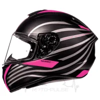 Мотошлем Интеграл MT Targo Doppler Black/Pink ( L)