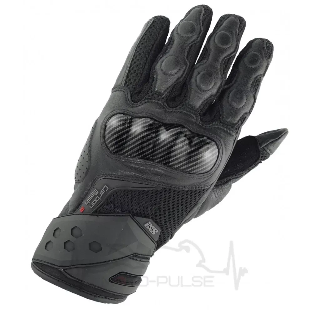 Мотоперчатки текстиль IXS Carbon Mesh 3.0 (3XL) Black