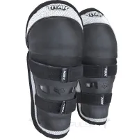 Детские наколенники FOX PeeWee Titan Knee/Shin [Black/Silver]