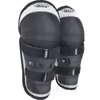 Детские наколенники FOX PeeWee Titan Knee/Shin [Black/Silver]