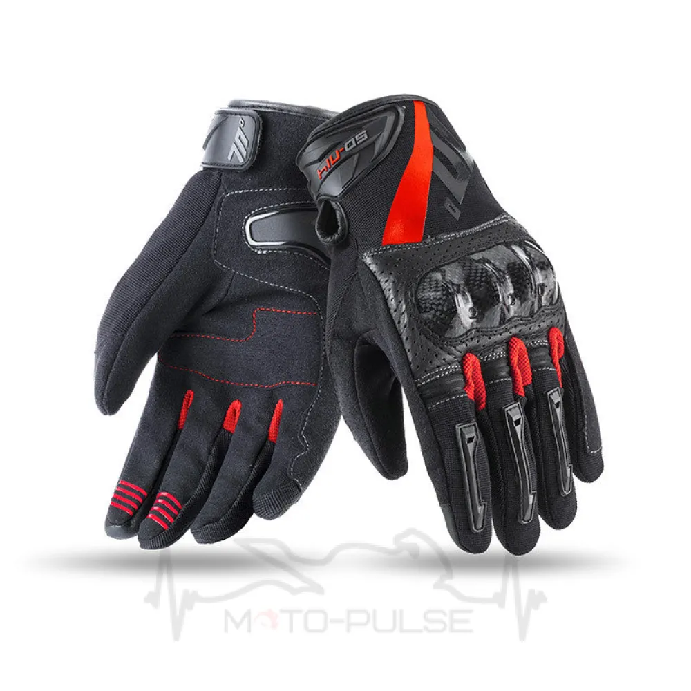Моторукавички текстиль Seventy SD-N14 Red XL