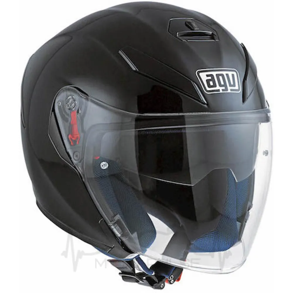 Мотошлем Открытый AGV K-5 Jet black glosse (ML) K
