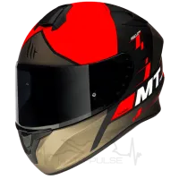 Мотошлем Интеграл MT Targo Rigel Matt Red/Black/Brown  (XL) MM