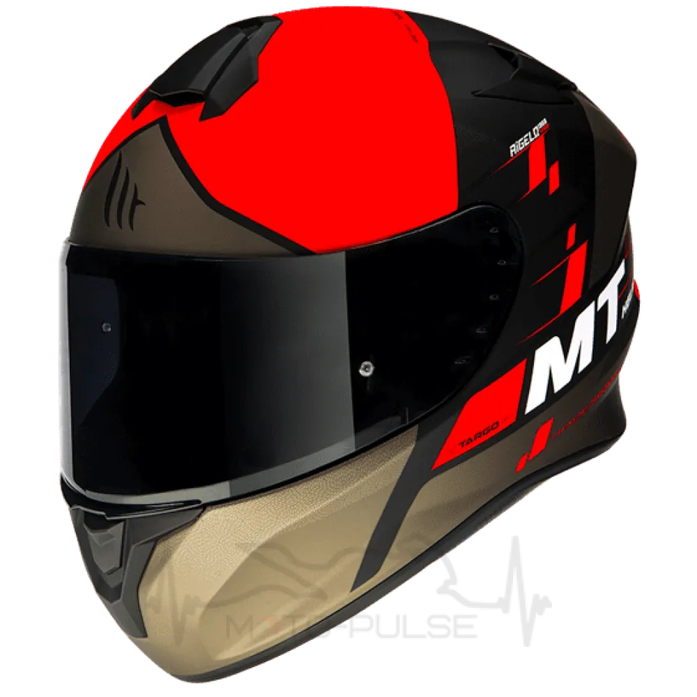 Мотошлем Интеграл MT Targo Rigel Matt Red/Black/Brown  (XL) MM