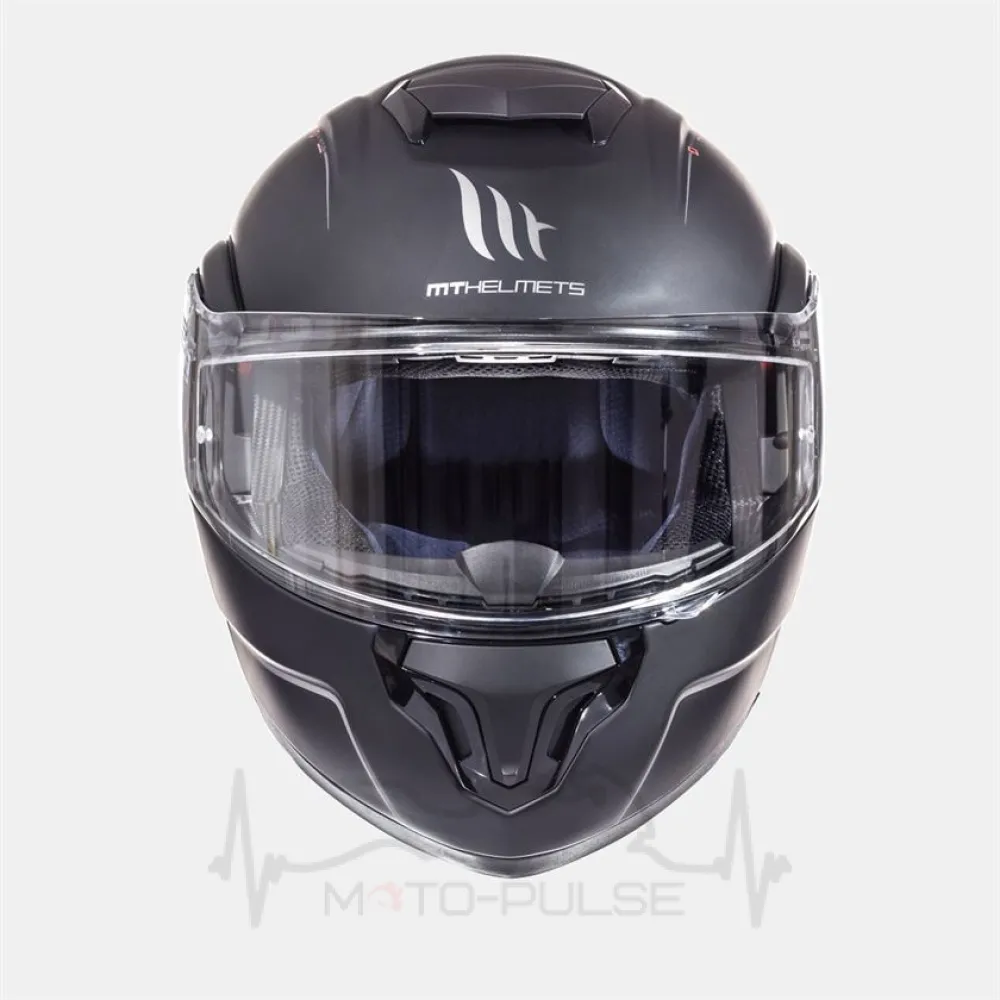 Мотошлем MT Atom Black Matt (S) MM