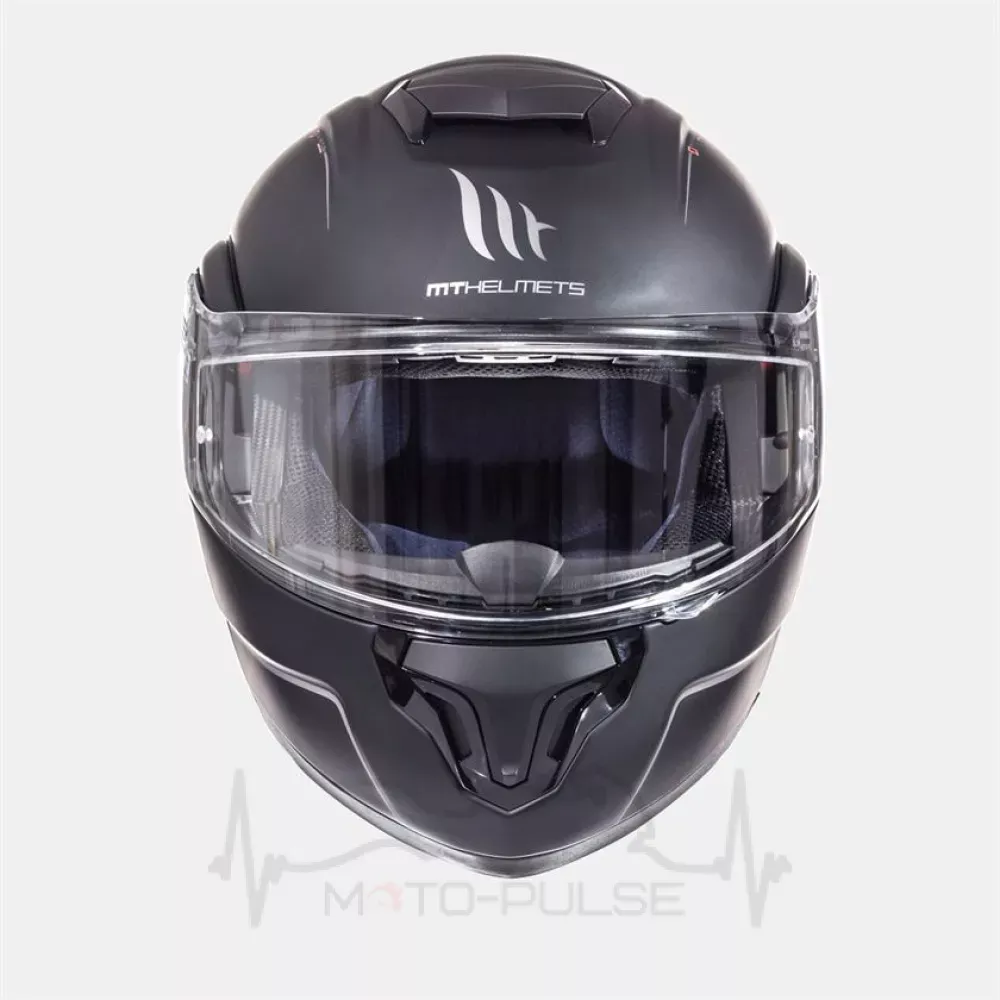 Мотошлем Flip-up MT Atom Black Matt ( XXL)