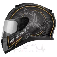 Мотошлем MT Thunder Isle of man Black/Silver (Размер: L)