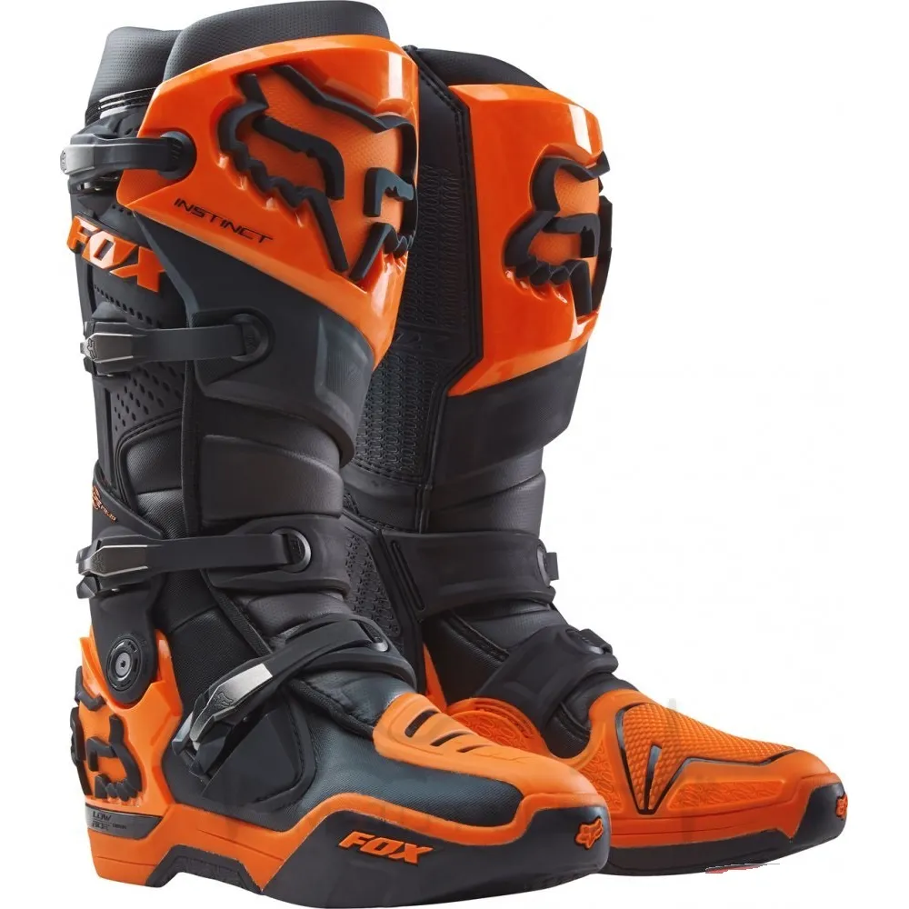Мотоботы Кросс/Эндуро FOX Instinct Boot BLACK/ORANGE (Size:M13/48)